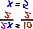 RICAPITOLANDO 1) 2) Siamo in grado di aggiungere o sottrarre un numero da entrambi i lati di una equazione. Siamo in grado di moltiplicare o dividere entrambi i lati di una equazione con un numero.