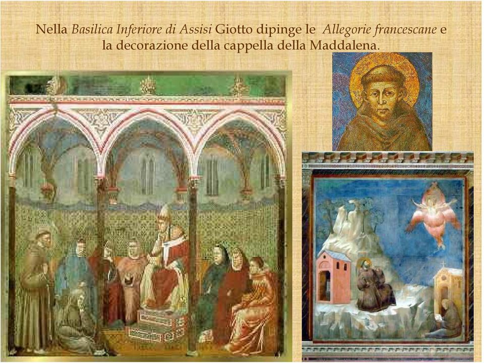 Allegorie francescane e la