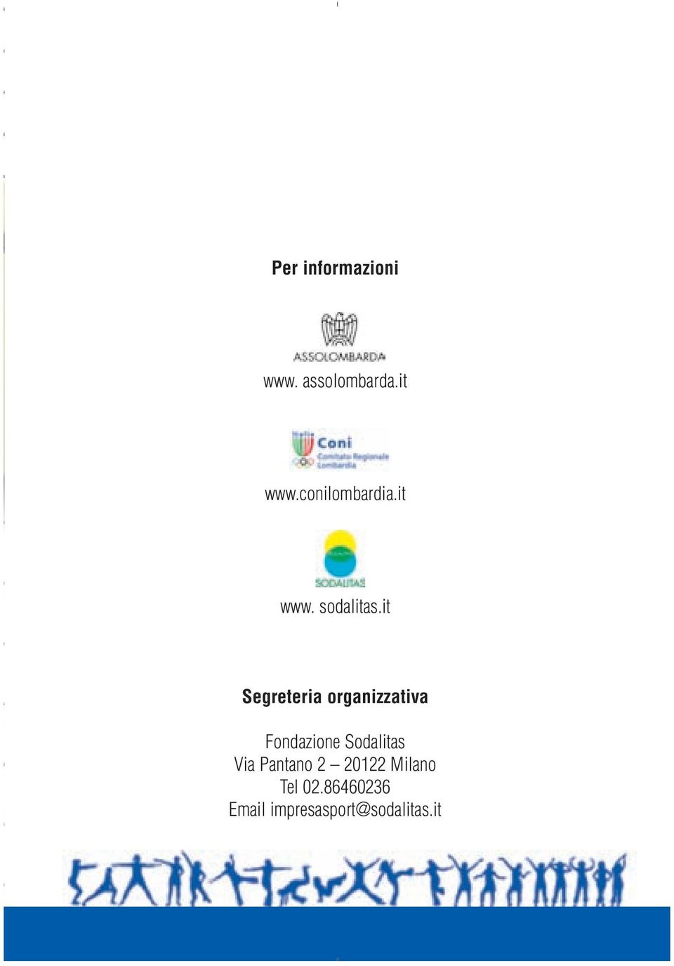 it Segreteria organizzativa Fondazione Sodalitas