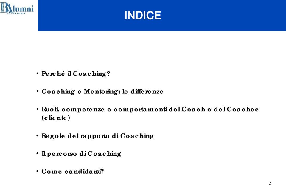 competenze e comportamenti del Coach e del Coachee