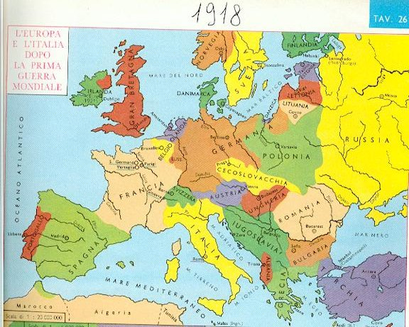 La conclusione della guerra. La guerra termina il 4 novembre 1918 - L Austria firma l armistizio.