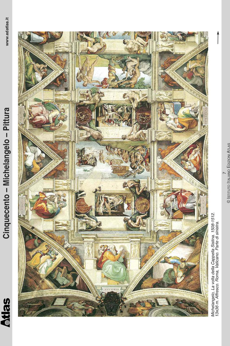 Cappella Sistina. 1508-1512. 13x36 m.