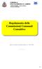 Regolamento delle Commissioni Comunali Consultive