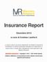 Insurance Report. Dicembre 2013 a cura di Andrew Lawford