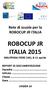 ROBOCUP JR ITALIA 2015