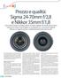 Prezzo e qualità: Sigma 24-70mm f/2,8 e Nikkor 35mm f/1,8