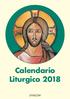 Calendario Liturgico 2018