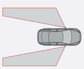 06 Avviamento e guida BLIS (Blind Spot Information System) optional A B NOTA La spia si accende sul lato dell automobile in cui il sistema ha rilevato il veicolo.