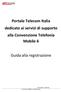 Portale Telecom Italia dedicato ai servizi di supporto alla Convenzione Telefonia Mobile 6